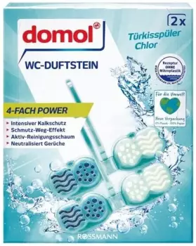 Domol WC-Duftstein Türkisspüler Chlor