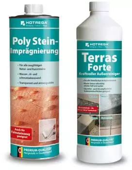 Hotrega Poly Stein Imprägnierung 1L + Terras Forte 1L