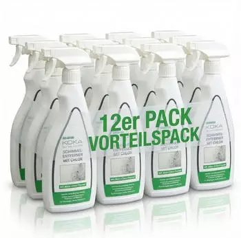 KOKA 12x Schimmelentferner mit Aktiv-Chlor-Formel je 500ml