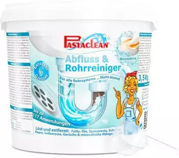Pastaclean Abfluss- & Rohrreiniger (Meeresbrise), 3,5Kg