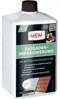 MEM Fassaden-Impr&auml;gnierung 1 Liter