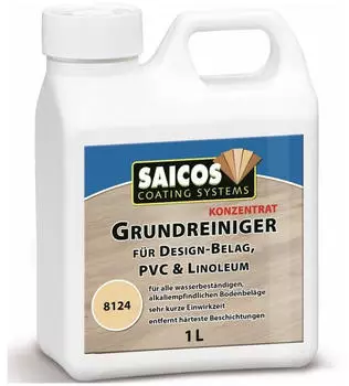Saicos Grundreiniger Konzentrat für Design-Belag, PVC & Linoleum (8124) 1 Liter