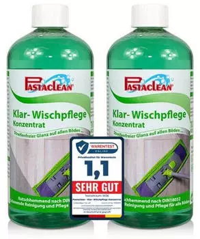 Pastaclean Klar Wischpflege Konzentrat, 2x 750 ml : 2x 750 ml