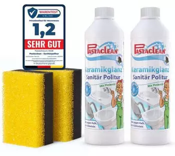 Pastaclean Sanitärpolitur mit Pinienöl Badreiniger, 2x 500ml