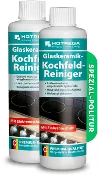 Hotrega Glaskeramik Kochfeld Reiniger 250ml Set Menge:2