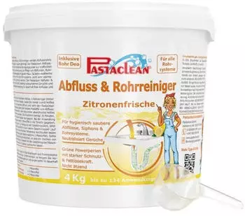 Pastaclean Abfluss- & Rohrreiniger (Zitrone), 4kg