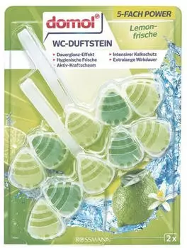 Domol WC-Duftstein 5-fach Power Lemonfrische