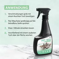 ARKA Enzymreiniger PGC750G, PIPI-WEG Katze, gebrauchsfertig, gegen Urin, Erbrochenes