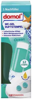 Domol WC-Gel Duftstempel Ocean Nachfüller 75 ml
