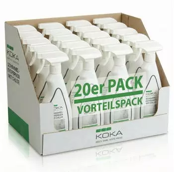 KOKA 20x Schimmelentferner mit Aktiv-Chlor-Formel je 500ml