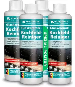 Hotrega Glaskeramik Kochfeld Reiniger 250ml Set Menge:4