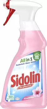 Sidolin Glasreiniger Streifenfrei All in 1 Kirschblüte 500 ml