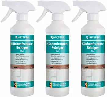 Hotrega K&uuml;chenfronten-Reiniger matt Spray 5x 500 ml
