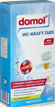 Domol 16er-Pack WC-Kraft-Tabs »Power« weiß