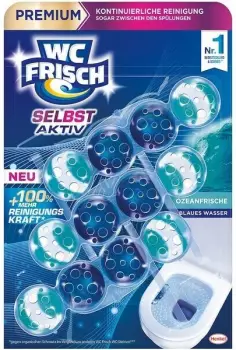 WC Frisch WC-Duftspüler Blauspüler »Selbst Aktiv Ozeanfrische« 3x 50 g blau