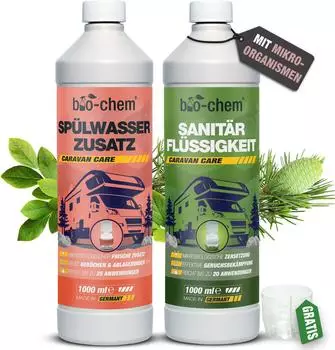 Bio-Chem Sanitärzusatz-Set Campingtoilette 2 x 1 L