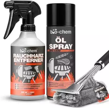 Bio-Chem Rauchharz-Entferner 500 ml mit Grillb&uuml;rste
