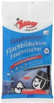 Poliboy Staubmeister Feuchtt&uuml;cher Flachbildschirm