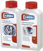 Xavax Reinigungs-Set, Waschmaschinen Pflege, 2 x 250 ml Maschinenpfleger