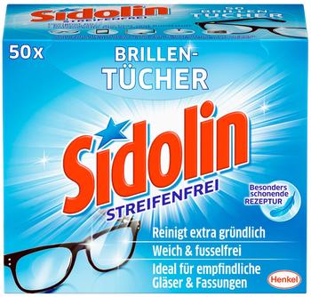 Sidolin Streifenfrei Brillentücher (50 Stk.)