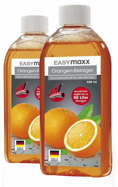 EASYmaxx Orangenreiniger 3-tlg. inkl. Sprühflasche (2x 500ml)