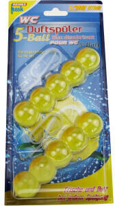 Reinex WC-Duftspüler Lemon 5-Balls 2 x 35g