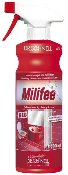 Dr. Schnell Milifee Sprühflasche 0,5 L Sanitärreiniger