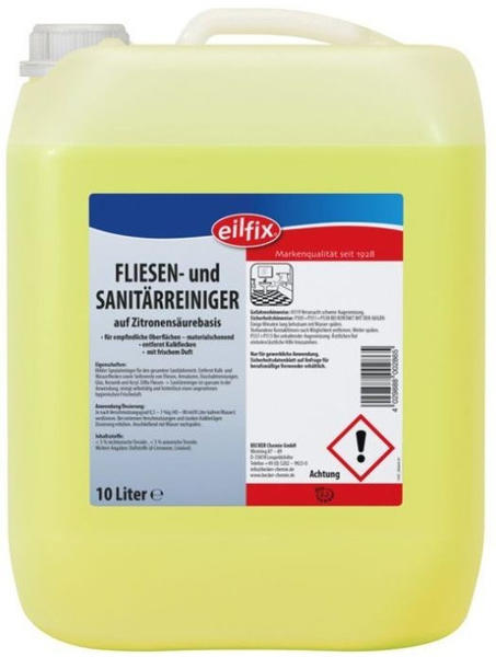 Becker Chemie Eilfix Fliesen- und Sanitärreiniger 10 L