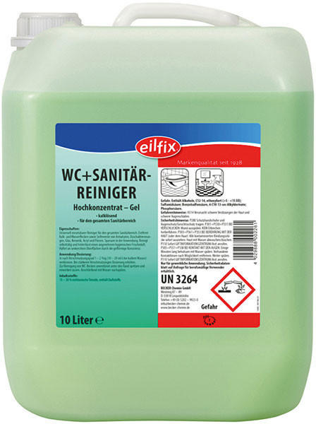 Becker Chemie Eilfix WC-Sanitärreinger grün 10 L