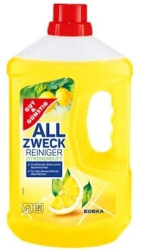 Gut & Günstig Allzweckreiniger Zitronenduft 1.000 ml Test - gut (83/100)