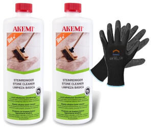 Akemi Steinreiniger 2 x 1 Liter + Arbeitshandschuhe