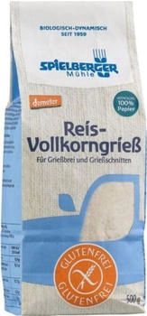 Spielberger Mühle Glutenfreier Reis Vollkorngrieß demeter 500g