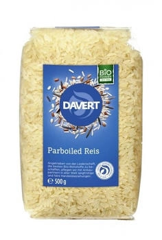 Davert Parboiled Reis Langkorn bio 500g