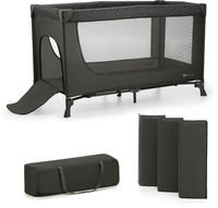 Kinderkraft Baby-Reisebett "2in1 JOY LIGHT, grau" mit Tragetasche