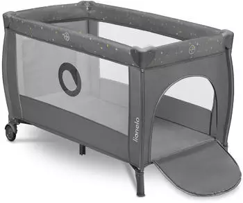 Lionelo Stefi Plus 2-in-1 Reisebett und Laufstall grey white