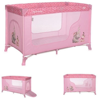 Lorelli Baby-Reisebett Moonlight - seitliche &Ouml;ffnung, Tragetasche faltbar rosa pink