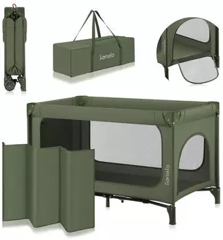 Lionelo Reisebett Jasmin Easy Fold gr&uuml;n