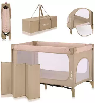 Lionelo Reisebett Jasmin Easy Fold beige