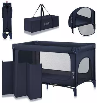 Lionelo Reisebett Jasmin Easy Fold blau
