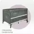Momi BELOVE PLUS Reisebett 2-in-1, faltbar, bis 15kg, grün (LOZE00025)