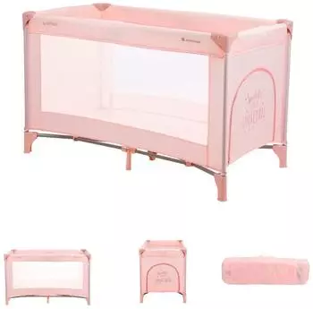 KIKKABOO So Gifted Reisebett 1 Ebene, rosa (So Gifted)
