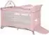 Lorelli Torino Plus Reisebett 2 Ebenen, Wickelauflage, Spielbogen, faltbar, pink