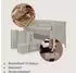 Lionelo Ellen 3-in-1 Reisebett & Beistellbett, beige sand, 0–3 Jahre (LO-ELLEN BEIGE SAND)