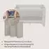 Lionelo Ellen 3-in-1 Reisebett & Beistellbett, beige sand, 0–3 Jahre (LO-ELLEN BEIGE SAND)