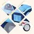 Costway Reisebett 4-in-1 klappbar mit Schaukelfunktion, blau (BB0440BL)