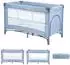 KIKKABOO So Gifted Reisebett/Laufstall 2 Ebenen, mit Tragetasche, blau