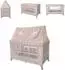 Lorelli Sweet Home Reisebett & Laufstall 2 Ebenen, mit Dach, faltbar, beige