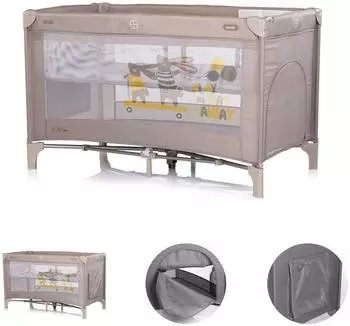 Chipolino Ariel Reisebett 2 Ebenen, Seiteneingang, beige/braun (KOSIAR262LA)