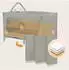 Lionelo Flower Reisebett 4-in-1, cappuccino, bis 15kg (Flower)