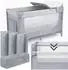 Moby-System Closely 3in1 Reisebett mit Wickelauflage, Matratze & Transporttasche, 126x66cm (Closely)